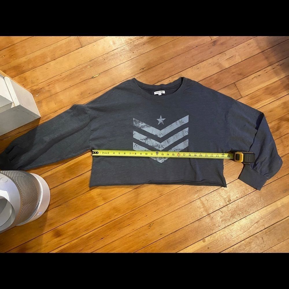 Grayson Threads Simple Cropped Graphic Sweatshirt - Picture 10 of 10